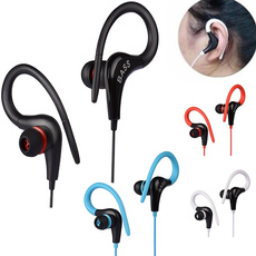 Sports Ear-hook Headphones Jogging Earphones With Mic