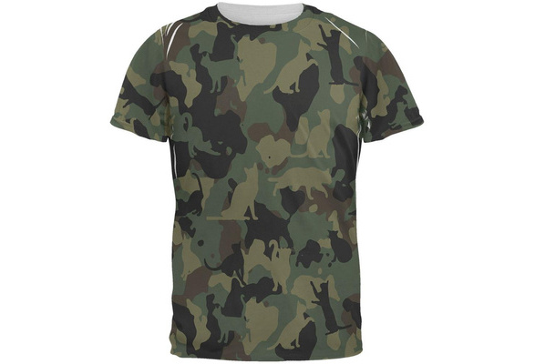 cat camo shirt