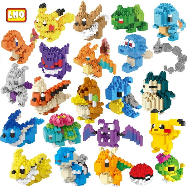 Mini Building Blocks 3D DIY Micro Brick Block Gift Toy Pokemon