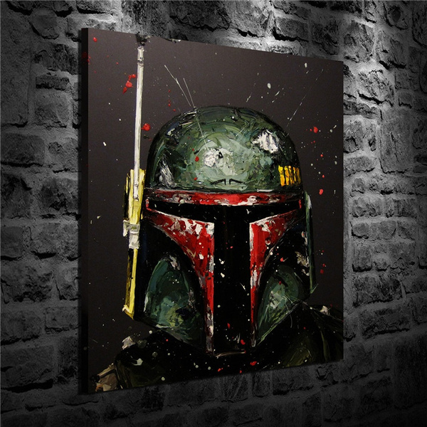 HD Canvas Print Home Decor Art Painting Star Wars Boba Fett Unframed NO FRAME