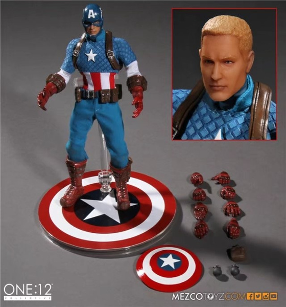 Universe Avenger Captain America Crazy Toys Action Figure Display Toy 
