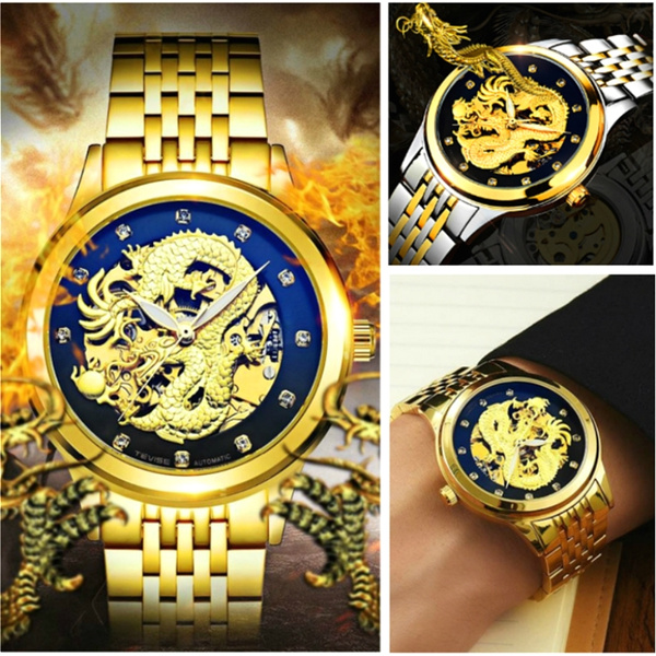 Tevise gold clearance watch