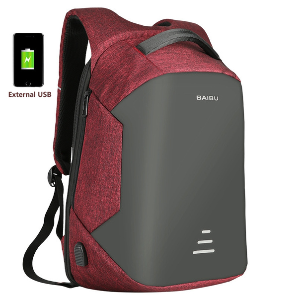 phone charging backpack