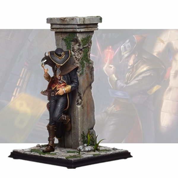 ゲームキャラクター LEAGUE OF LEGENTS TWISTED FATE STATUE Twisted Fate Statue | Riot Games Store