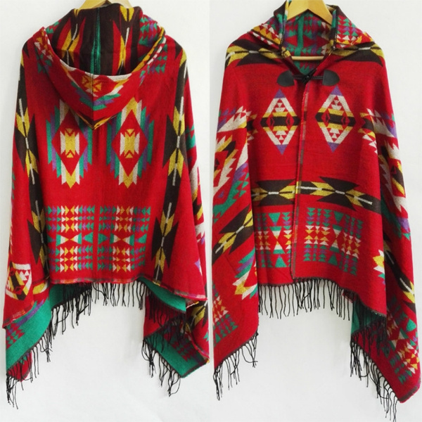 Long Ethnic Embroidered Wrap Shawl Throw Pakistan Boho  Gypsy Hippie Tribal
