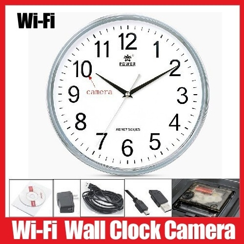 power spy wall clock