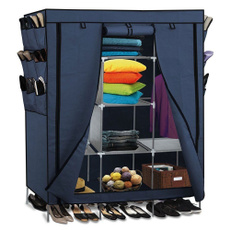 Storage, Closet, dark blue, clothwardrobe