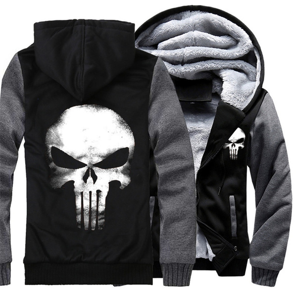 punisher jacket hoodie