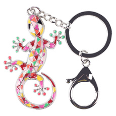 Keys, Key Chain, enamelkeychain, lizardjewelry