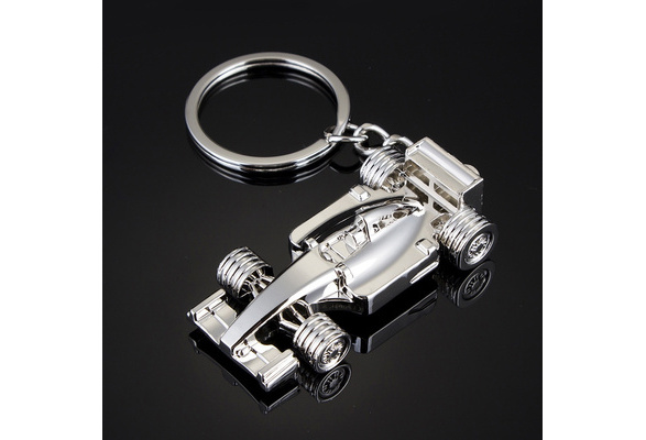 Trendy F1 car Tire Keychain Creative Toy Unisex Key Ring Pendant