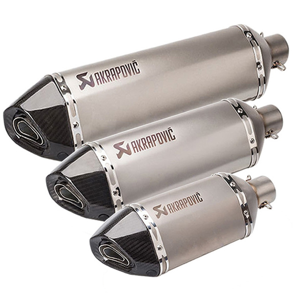 Universal 570mm/470mm/370mm Inlet 51mm Akrapovic Motorcycle