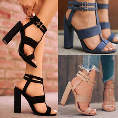 Women Fashion Lace Up High Heel Shoes Casual Sexy Bandage Party Shoes Sandals