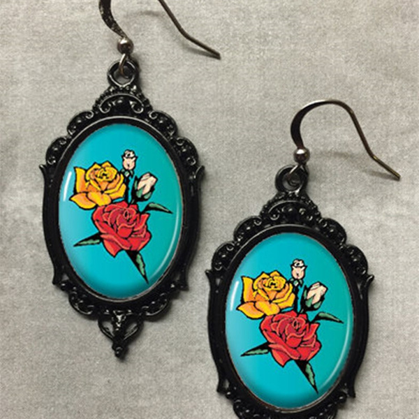 rockabilly earrings