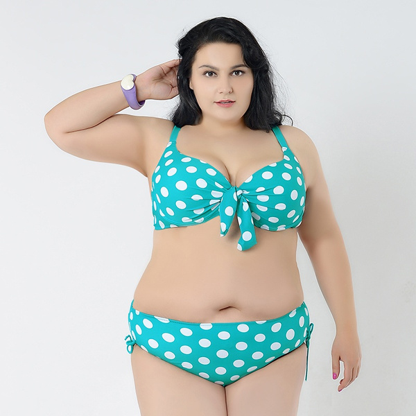 Plus size polka dot swimsuit online