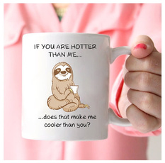sloth, Coffee, hotter, Gifts