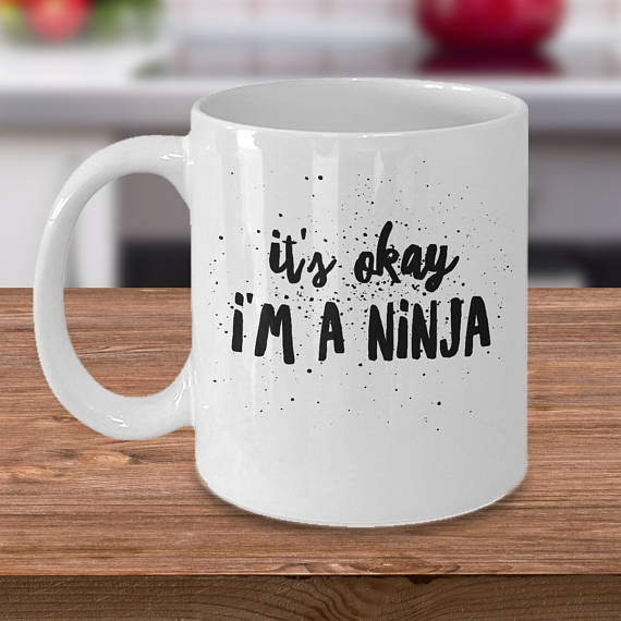 Ninja, Inexpensive Ninja Coffee Cup 
