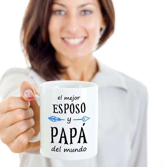 Mejor Esposo y Papa Del Mundo - Feliz Dia Del Padre - Father's Day Coffee  Mug for Dad (in Spanish) - Regalos para Papa | Wish