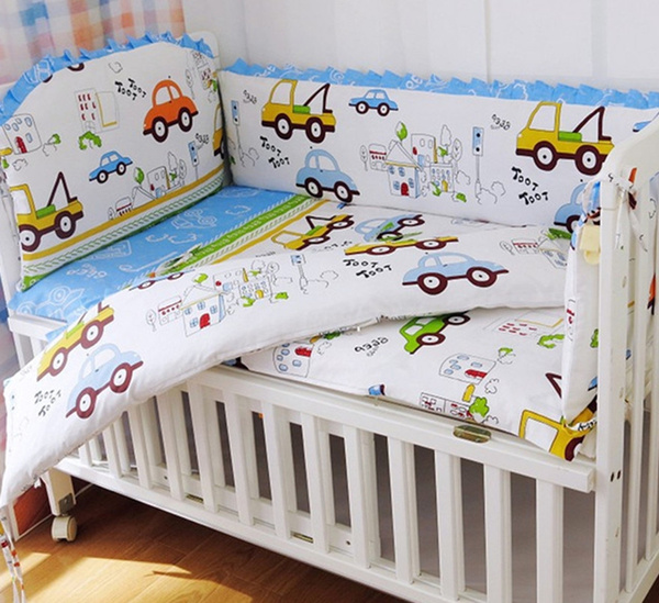 boys cot bumper