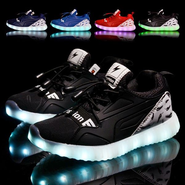 Kinderen lichte schoenen jongens meisjes usb opladen LED lichte schoenen  sportschoenen | Wish