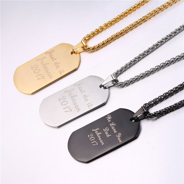 Personalized Dog Tags For Men