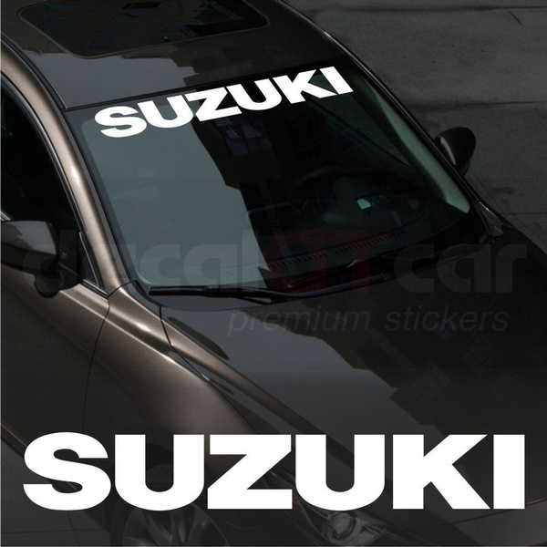 2 suzuki  sticker vinyl decal for car and others FINISH GLOSSY