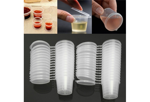 Sauce container Ribcup 85ml clear small