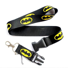 Batman Key Chains Removable Mobile Phone Neck Strap Keys Camera ID Card Lanyard Children Gifts