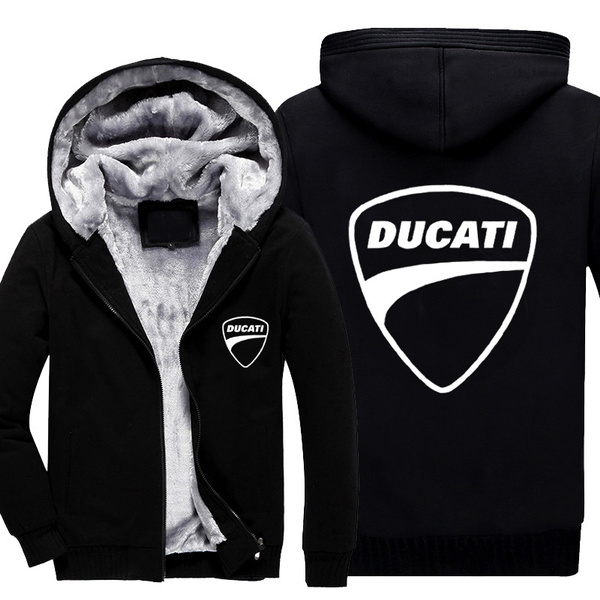 ducati zip up hoodie