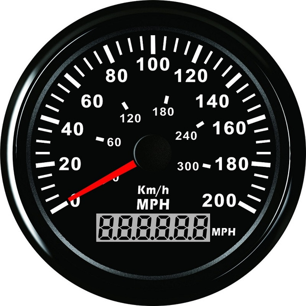 MPH GPS Speedometer Odometer 0200MPH 0300KM/H For Car Motorcycle