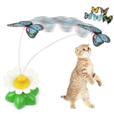 butterfly, feathertoy, cattoy, Toy