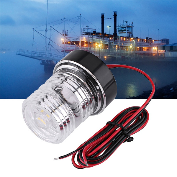 1* Marine Boat Yacht Navigation Anchor Light All Round 360° White LED Waterproof 