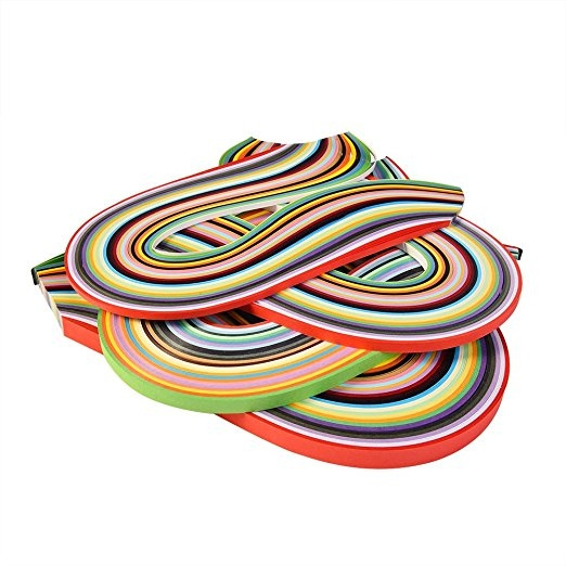 1040 Strisce Quilling Langing 26 Colori - 3/5/7/10 Mm X 54 Cm - 6