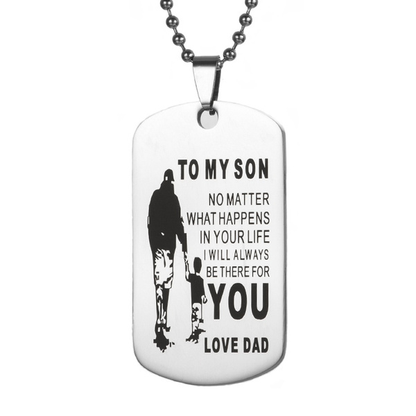 father son pendant