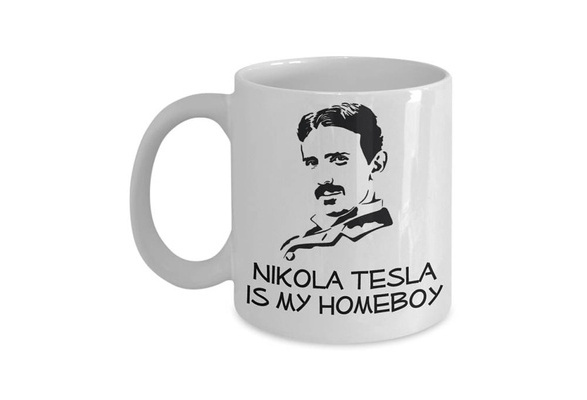 Tesla Is My Inspiration - Funny Cool Gift Travel Mug