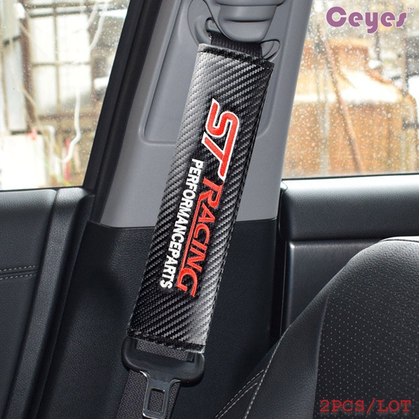 2 x Seat Belt Shoulder Cover Pads For ST FOCUS FIESTA KUGA ST1 ST2 LINE all models 