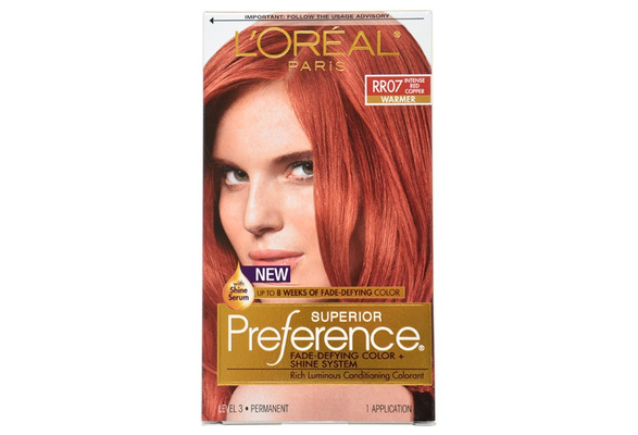 Superior Preference Fade-Defying Color - # RR07 Intense Red Copper -  Warmer, 1 Application - Kroger