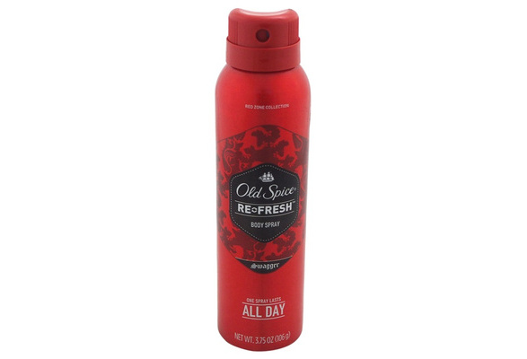 Old Spice Red Zone Swagger Scent Body Spray for Men, 3.75 oz