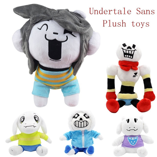 Undertale Cute Stuffed Soft Plush Toy doll Sans Papyrus Toriel Temmie Kids Gift 