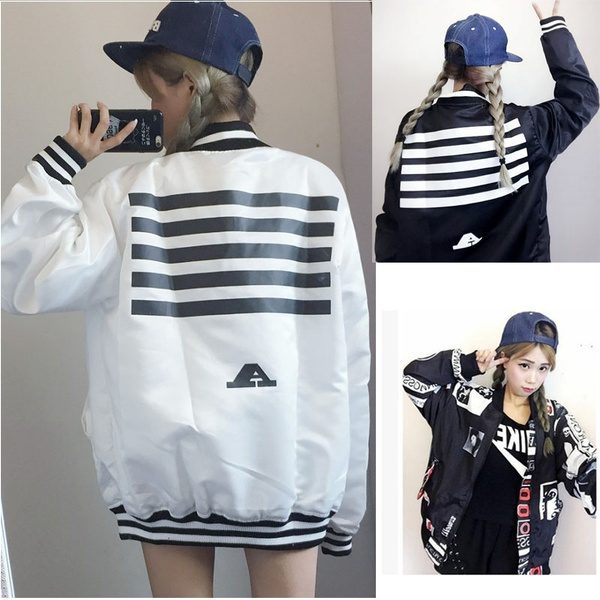 Kpop Bigbang New G-dragon GD JACKET TAEYANG MADE Tour Women Men