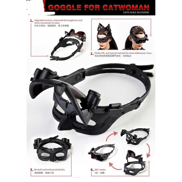 1:6 Scale TOW-FACE 1/6 Goggles For Catwoman Blinkers F 12'' Female Figure 