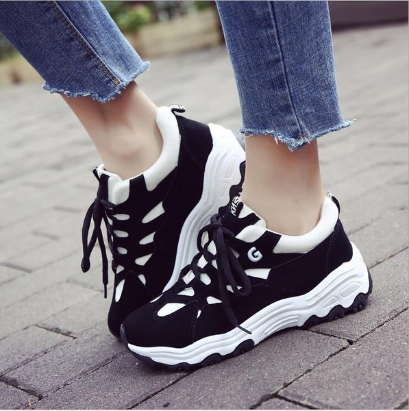 New Product Woman Pretty Girl Cool Fall Fashion Canvas Shoes Zapatos Mujer Fashion Trifle Casual Shoes Women Platform Women Shoes