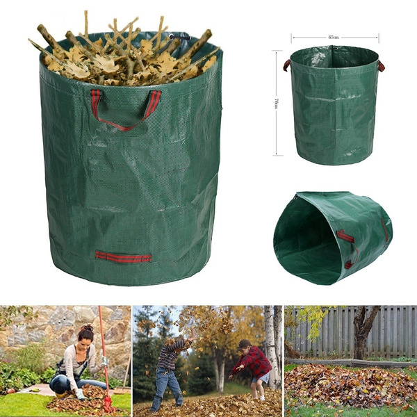 2x 40KG 270 L Heavy Duty Garden Rubbish Waste Bag Strong Resuable Durable Sack 