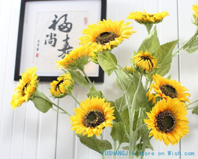 artificialsunflower, decoration, Flowers, sunflowersbranch
