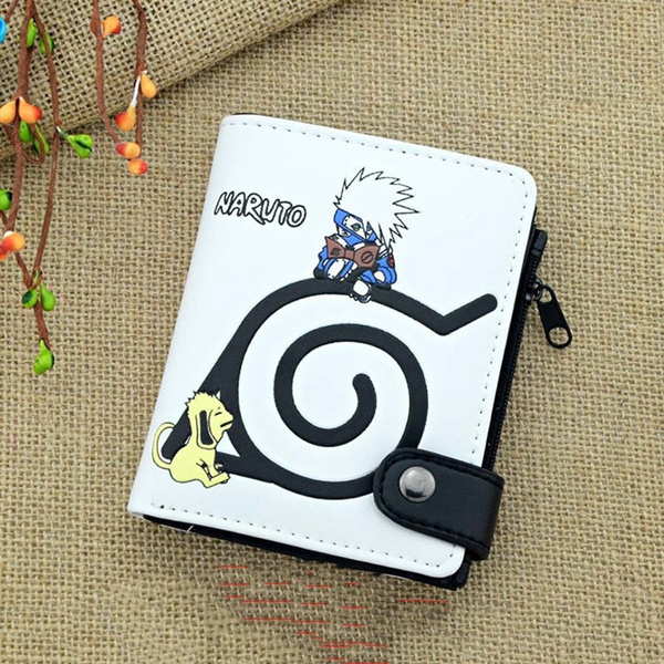 Anime Hatake Kakashi Naruto Leather Wallet Purse Cartoon Uzumaki Naruto Zipper Wallet Wish Anime Hatake Kakashi Naruto Leather Wallet Purse Cartoon Uzumaki Naruto Zipper Wallet Wish