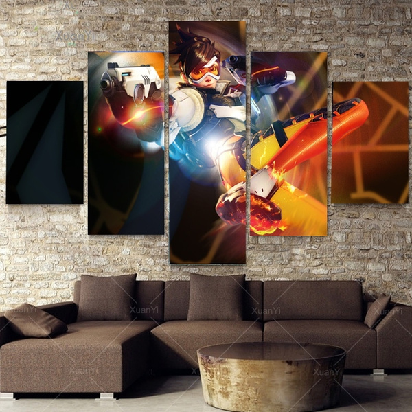 Poster, Quadro Overwatch - Tracer em