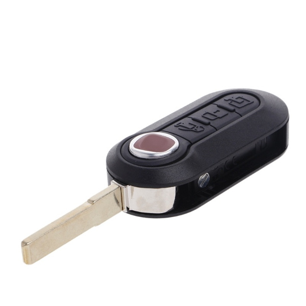 3 Buttons Flip Remote Key Case Shell Cover For FIAT 500 Panda Keyless Car Alarm 3 Buttons Flip Remote Key Case Shell Cover For FIAT 500 Panda Keyless Car Alarm