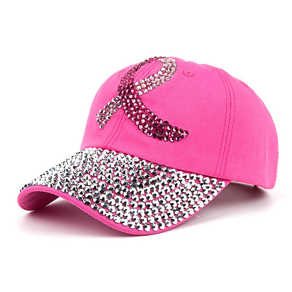 pink breast cancer visor