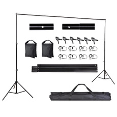 Yescom 7 x 10Ft Adjustable Backdrop Stand Photography Background Support System Kit Live Stream Party