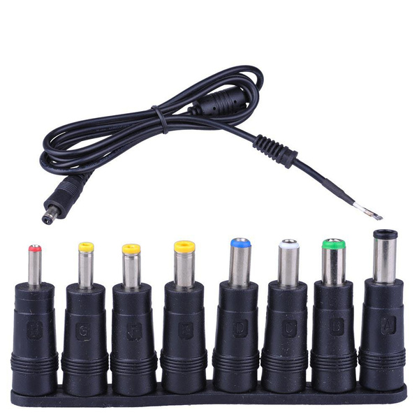 Largest Computer Plug 8x Power Plug Socket Connector Adapter Conversion w/ Universal Laptop ...