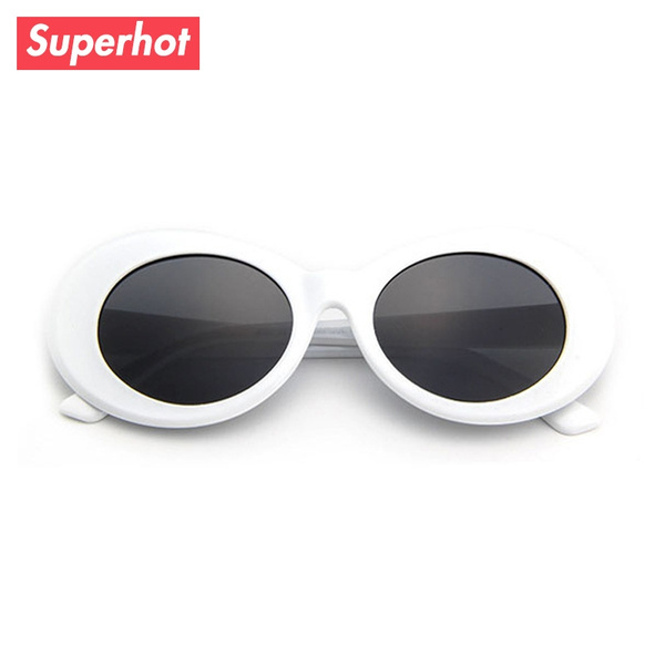 Superhot Eyewear Clout goggles Retro Vintage Oval Round Sunglasses Women Sun NIRVANA Kurt UV400 D0197 | Wish